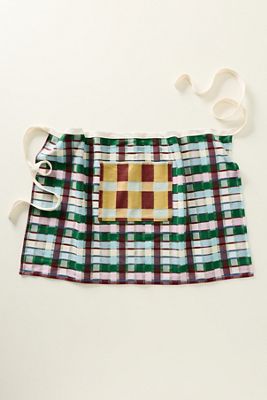 Gloria Cotton Plaid Apron