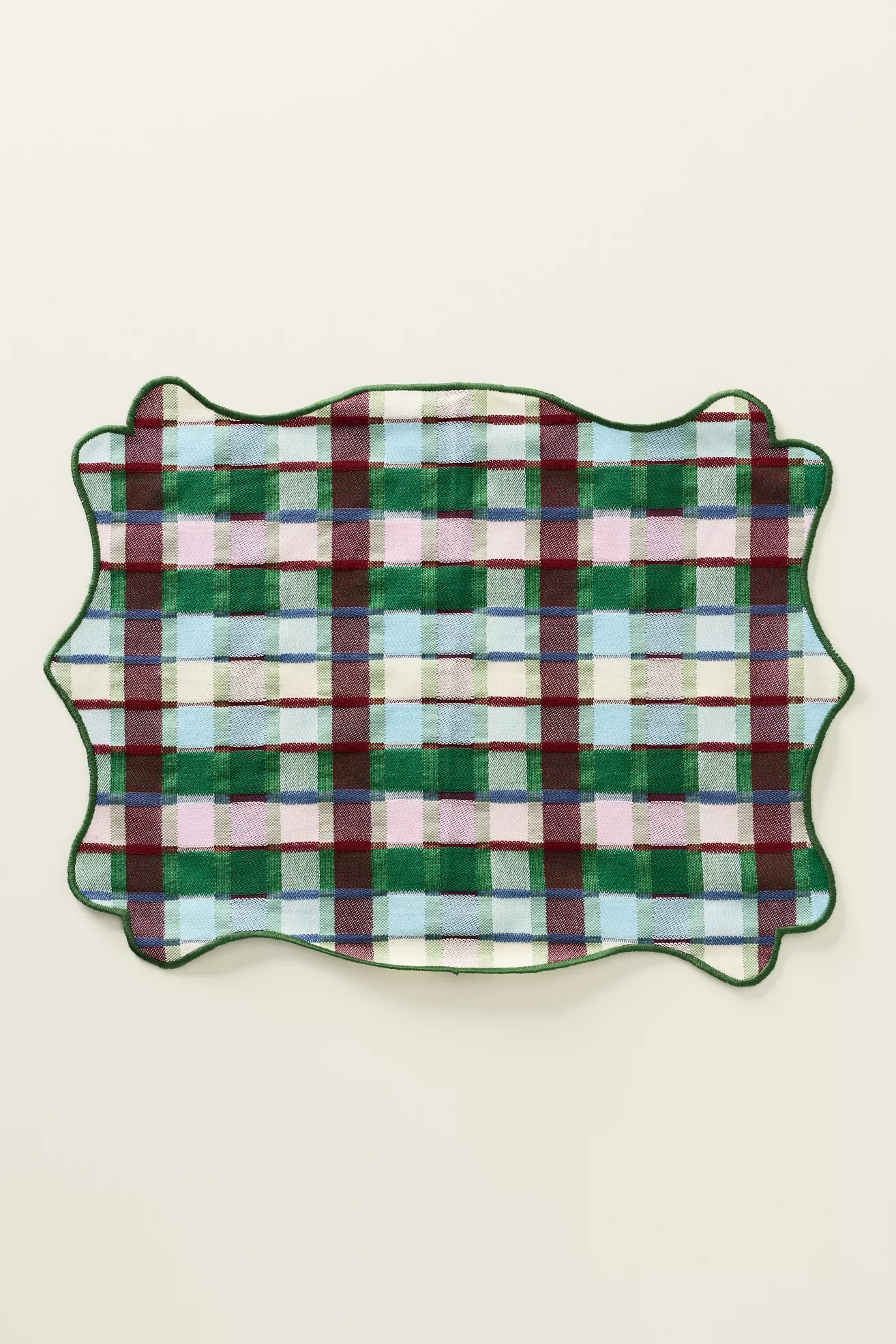 Gloria Cotton Plaid Placemat - thumbnail 2