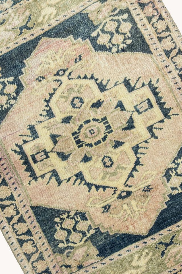 District Loom Vintage Turkish Mini Rug No. 744 #2