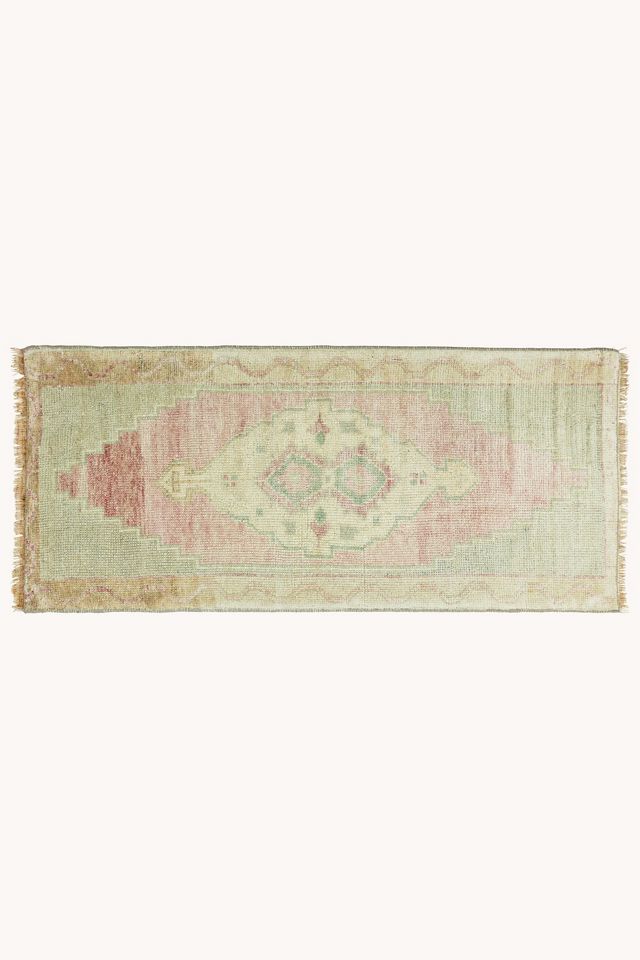 District Loom Vintage Turkish Mini Rug No. 752 #4