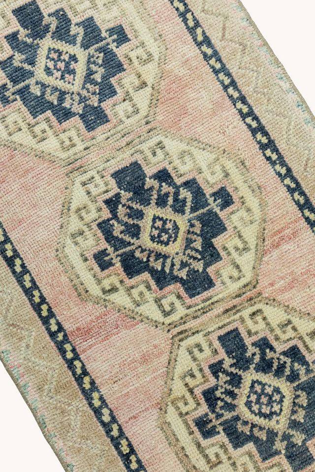 District Loom Vintage Turkish Mini Rug No. 767 #2