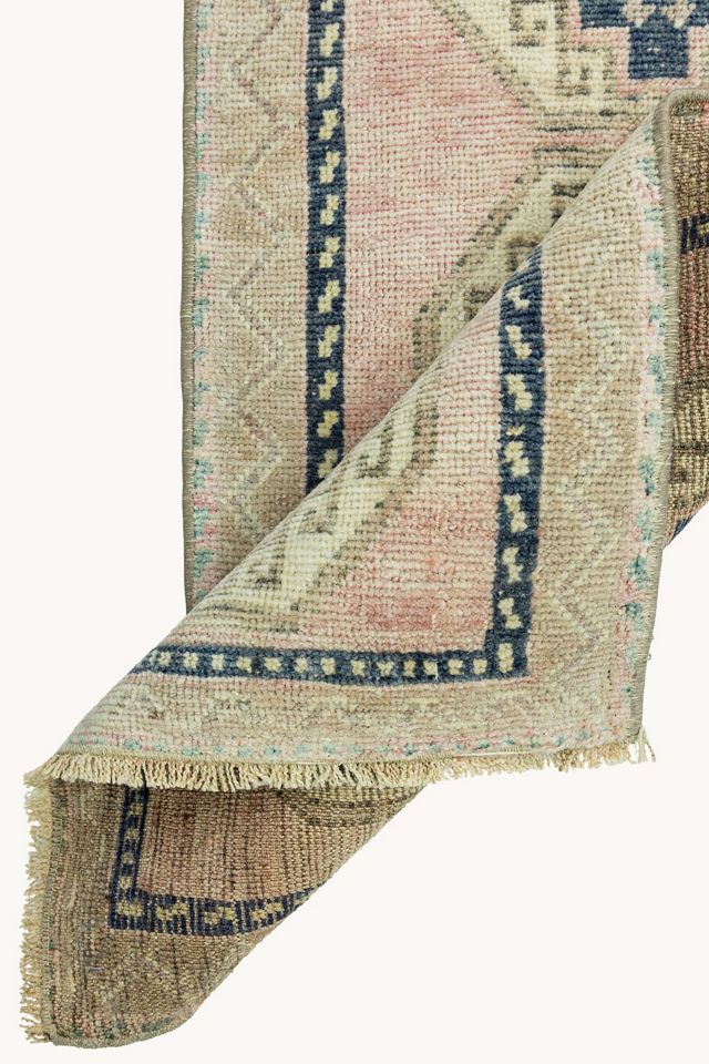 District Loom Vintage Turkish Mini Rug No. 767 #3