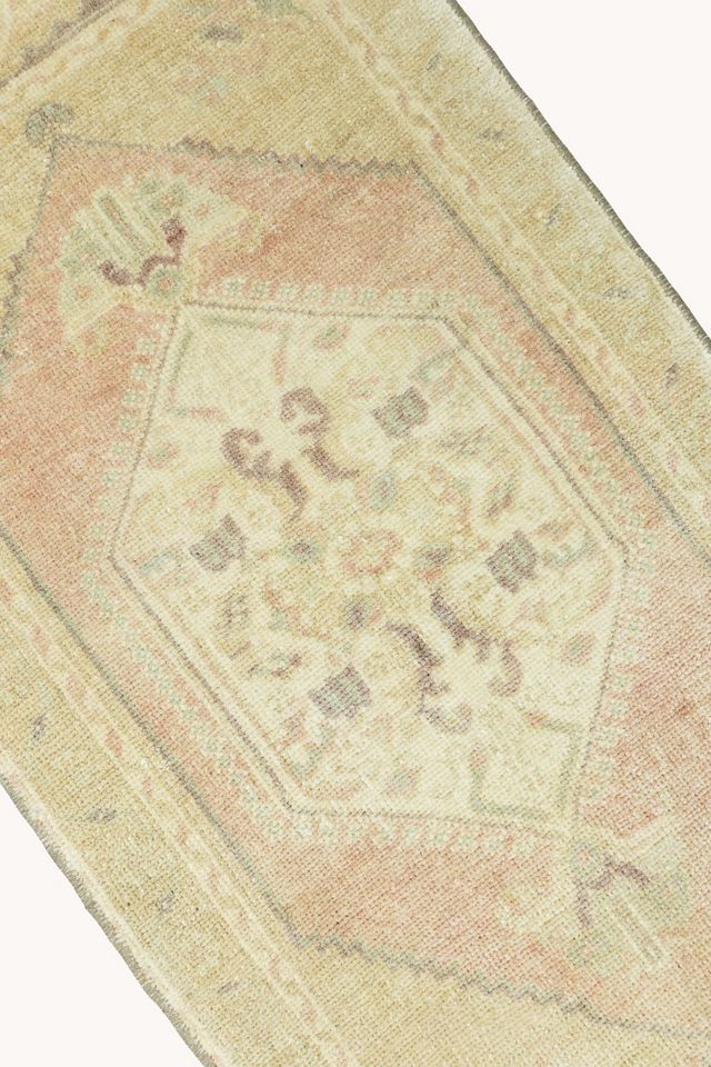 District Loom Vintage Turkish Mini Rug No. 779 #2