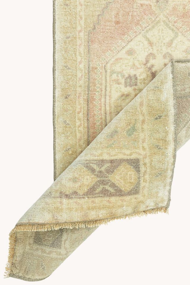 District Loom Vintage Turkish Mini Rug No. 779 #3