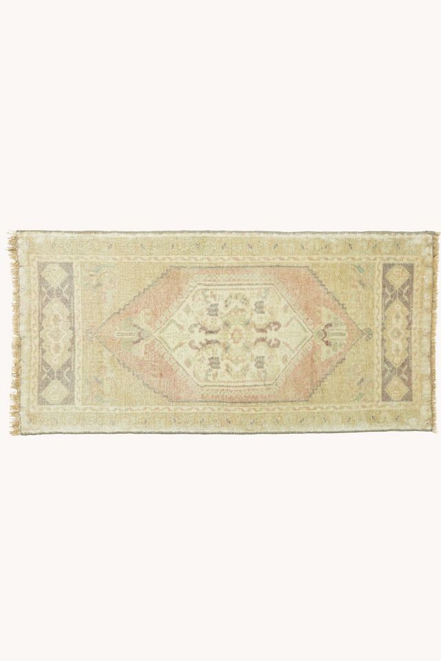 District Loom Vintage Turkish Mini Rug No. 779 #4