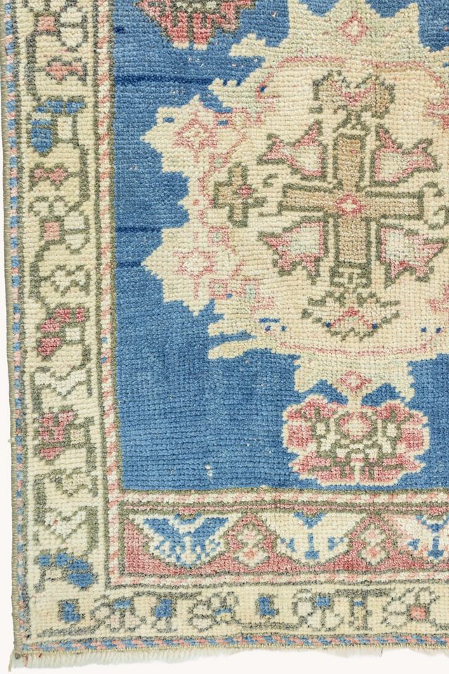 District Loom Vintage Turkish Mini Rug No. 780 #1