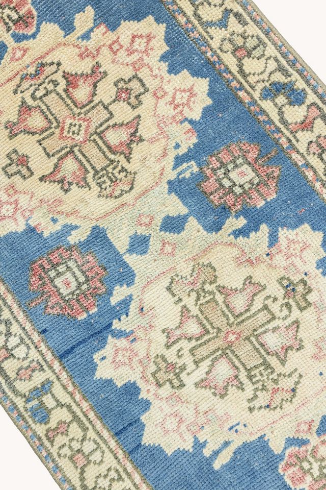 District Loom Vintage Turkish Mini Rug No. 780 #2
