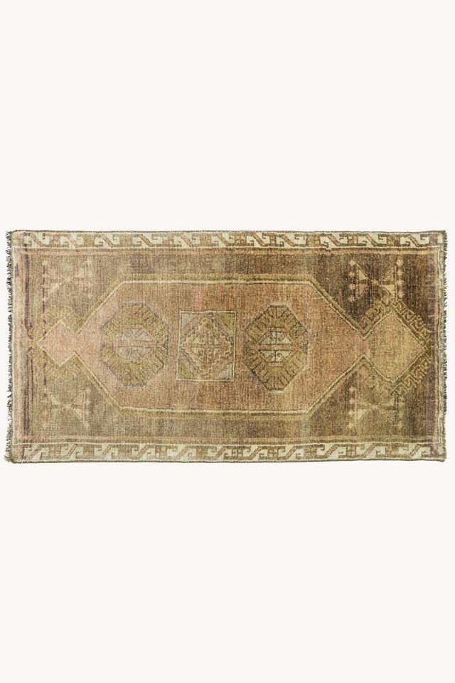 District Loom Vintage Turkish Mini Rug No. 738 #4