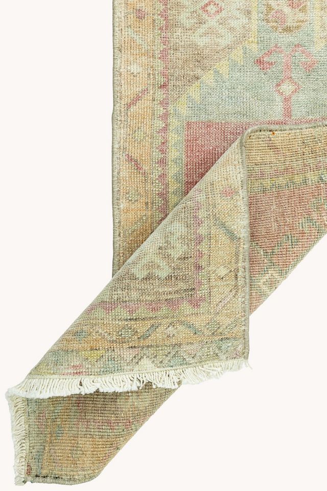 District Loom Vintage Turkish Mini Rug No. 749 #3