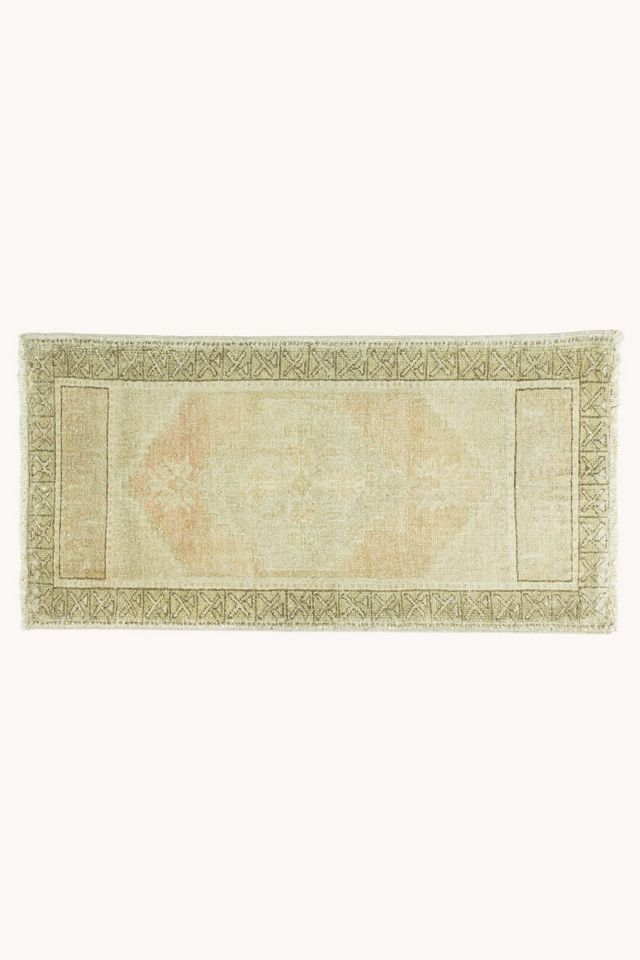 District Loom Vintage Turkish Mini Rug No. 758 #4