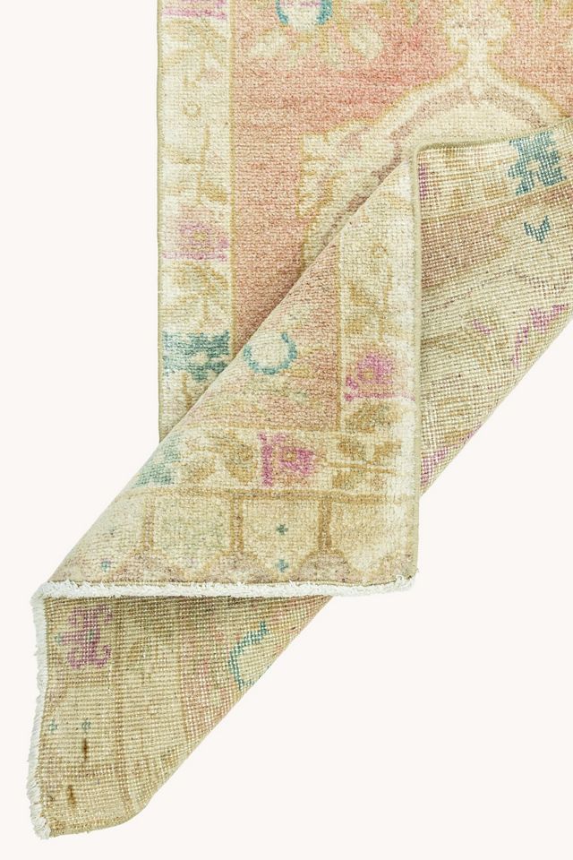 District Loom Vintage Turkish Mini Rug No. 759 #3
