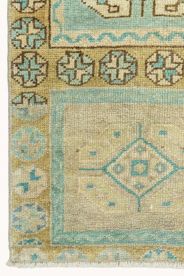 District Loom Vintage Turkish Mini Rug No. 764 #1