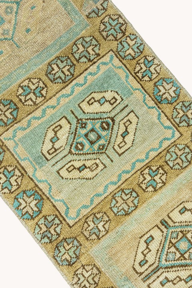 District Loom Vintage Turkish Mini Rug No. 764 #2