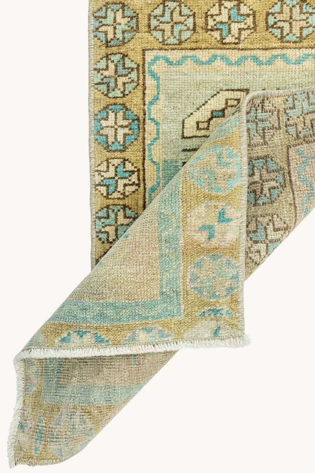 District Loom Vintage Turkish Mini Rug No. 764 #3