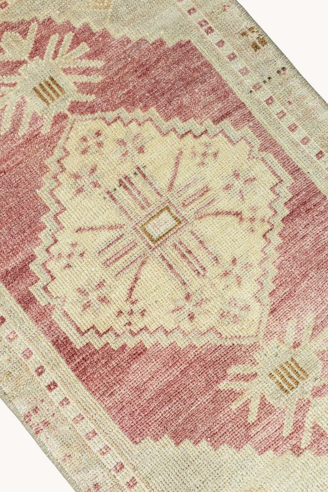 District Loom Vintage Turkish Mini Rug No. 765 #2