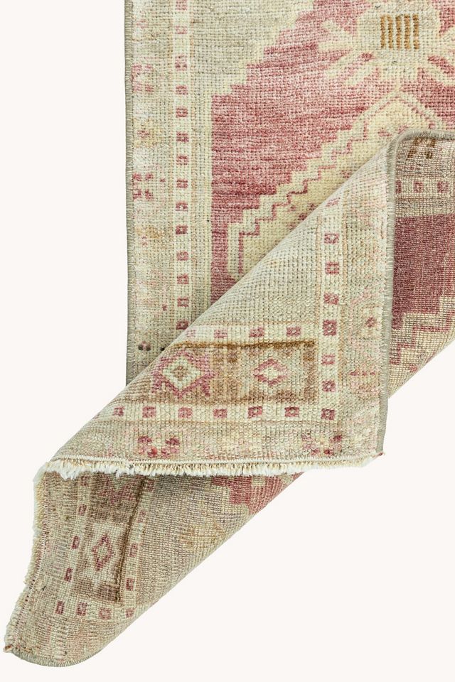 District Loom Vintage Turkish Mini Rug No. 765 #3
