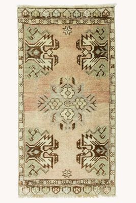 District Loom Vintage Turkish Mini Rug No. 772