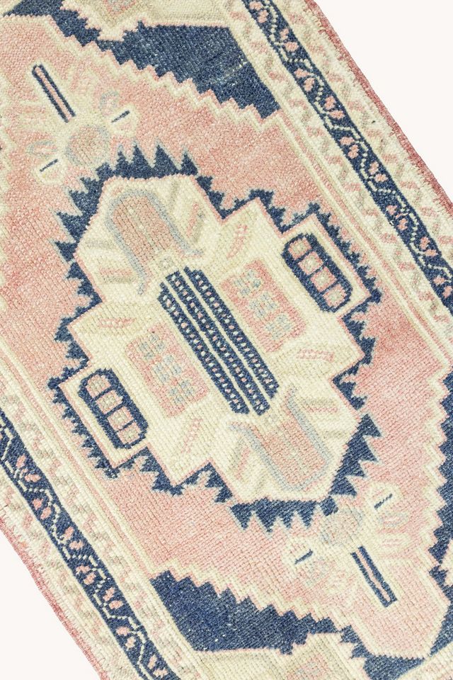 District Loom Vintage Turkish Mini Rug No. 774 #2