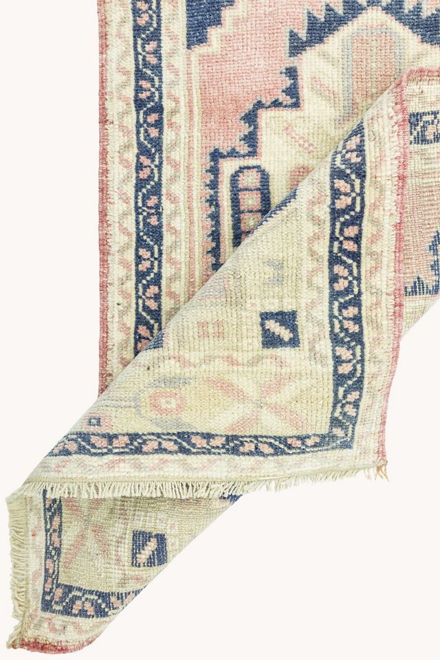 District Loom Vintage Turkish Mini Rug No. 774 #3