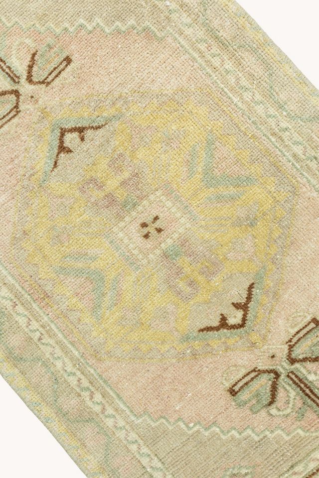 District Loom Vintage Turkish Mini Rug No. 782 #2