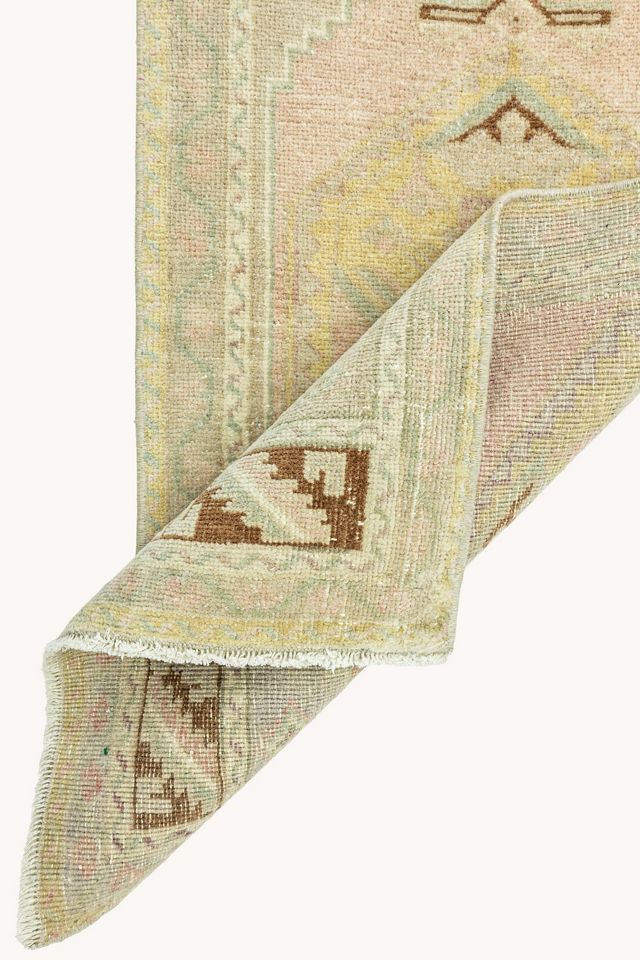 District Loom Vintage Turkish Mini Rug No. 782 #3