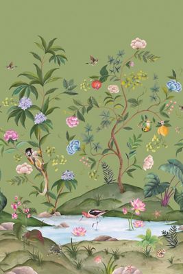 Myanmar Lagoon Nature Wall Mural