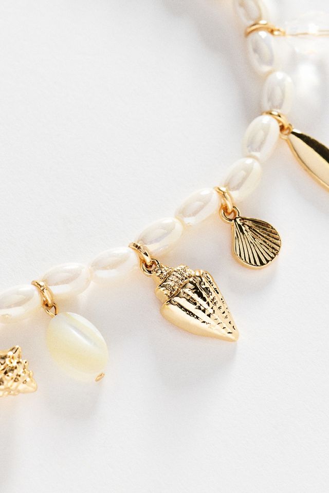 Charms Pearl Necklace #1