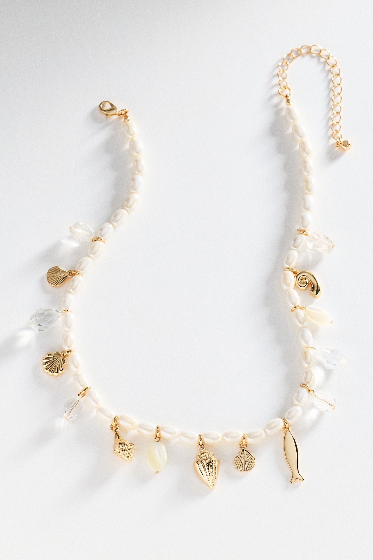 Charms Pearl Necklace