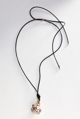 Corded Shell Pendant Necklace