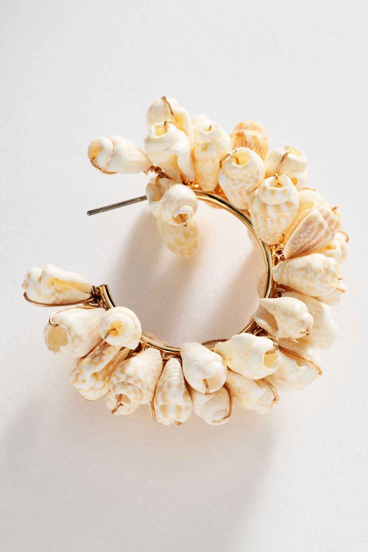 Drippy Pearl Hoop Earrings