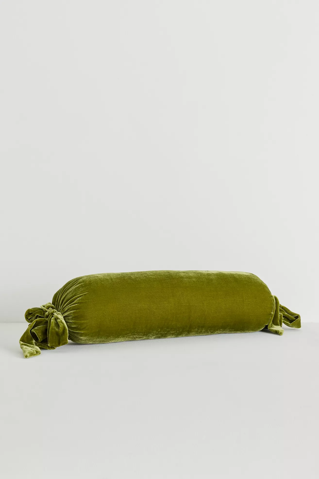 Velvet Tie Bolster Pillow - thumbnail 6