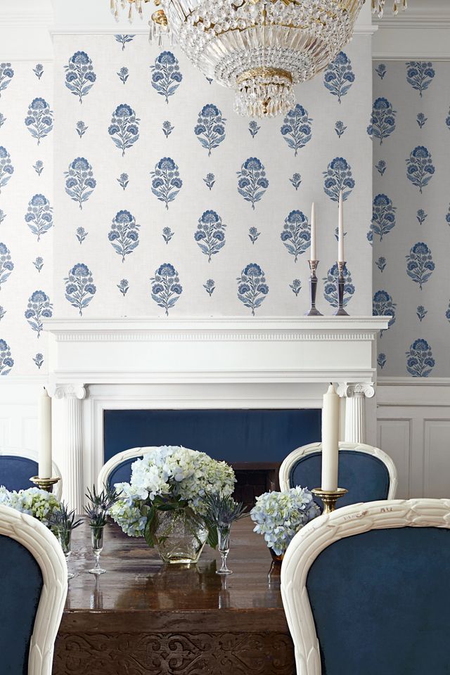 Floral Spot Matte Peel-and-Stick Wallpaper #1