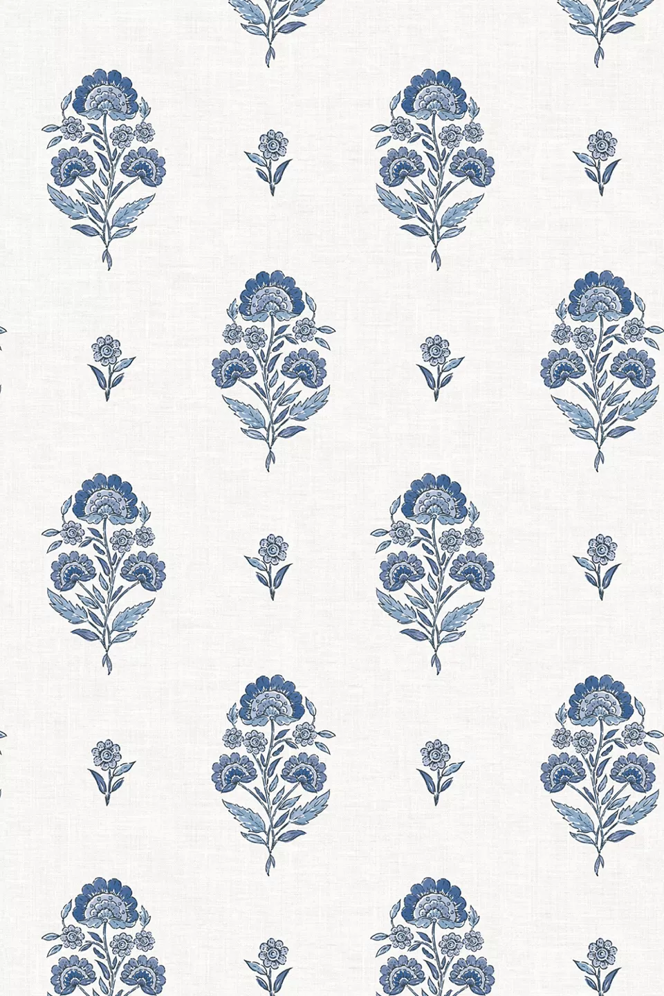 Floral spot peel and stick wallpaper for renter-friendly bathroom accent wall