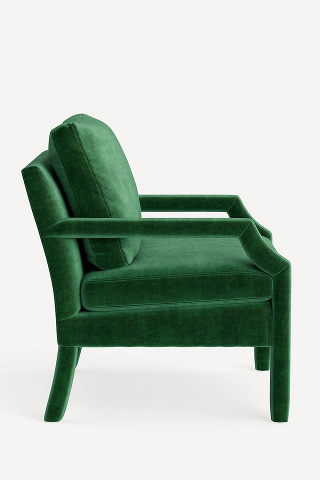 Delaney Slub Velvet Accent Chair #2