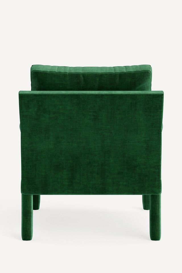 Delaney Slub Velvet Accent Chair #3