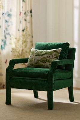 Delaney Slub Velvet Accent Chair
