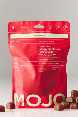 Mojo Pomegranate Hibiscus Brain Boost Gummies