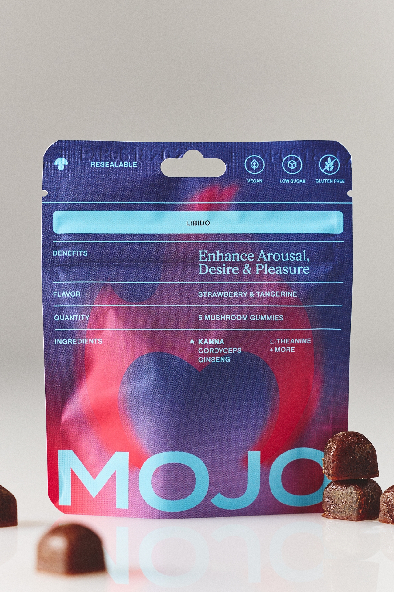 Mojo Strawberry & Tangerine Libido Gummies