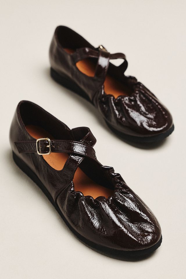Naguisa Bec Scrunch Cross Mary Janes #1