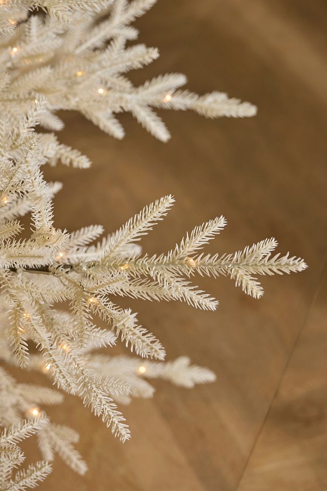 Faux Pre-Lit White Fir, 7.5’ #1