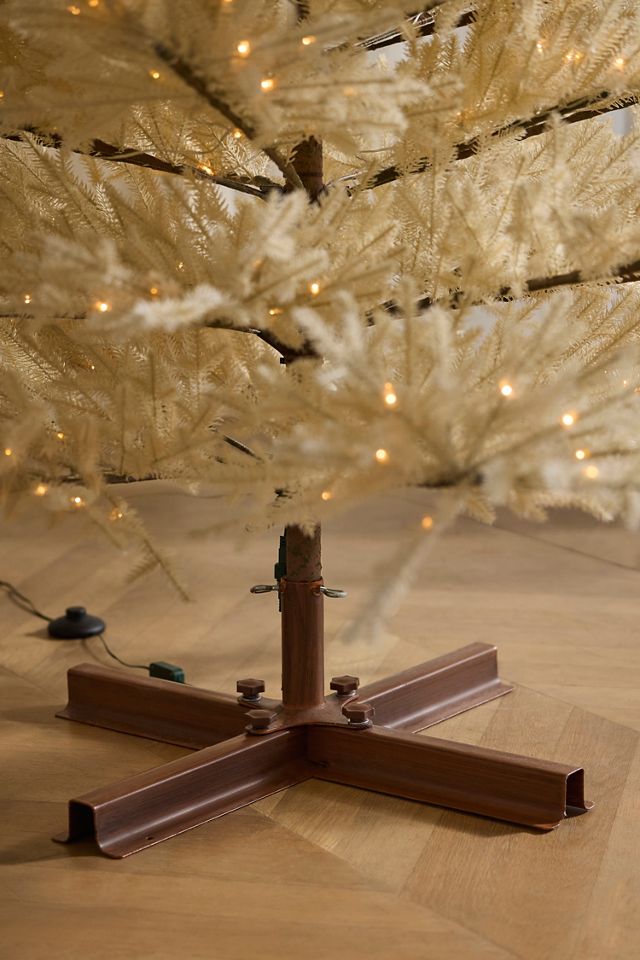 Faux Pre-Lit White Fir, 7.5’ #4