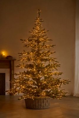 Artificial Pre-Lit Noble Fir, 7.5’
