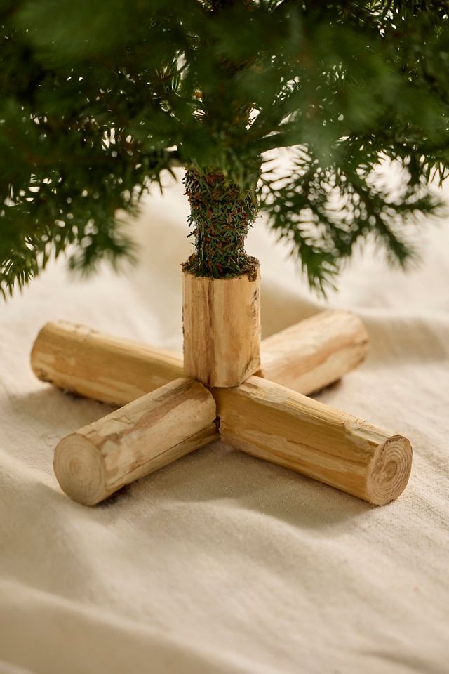 Artificial Wooden Base Miniature Fir Tree #2