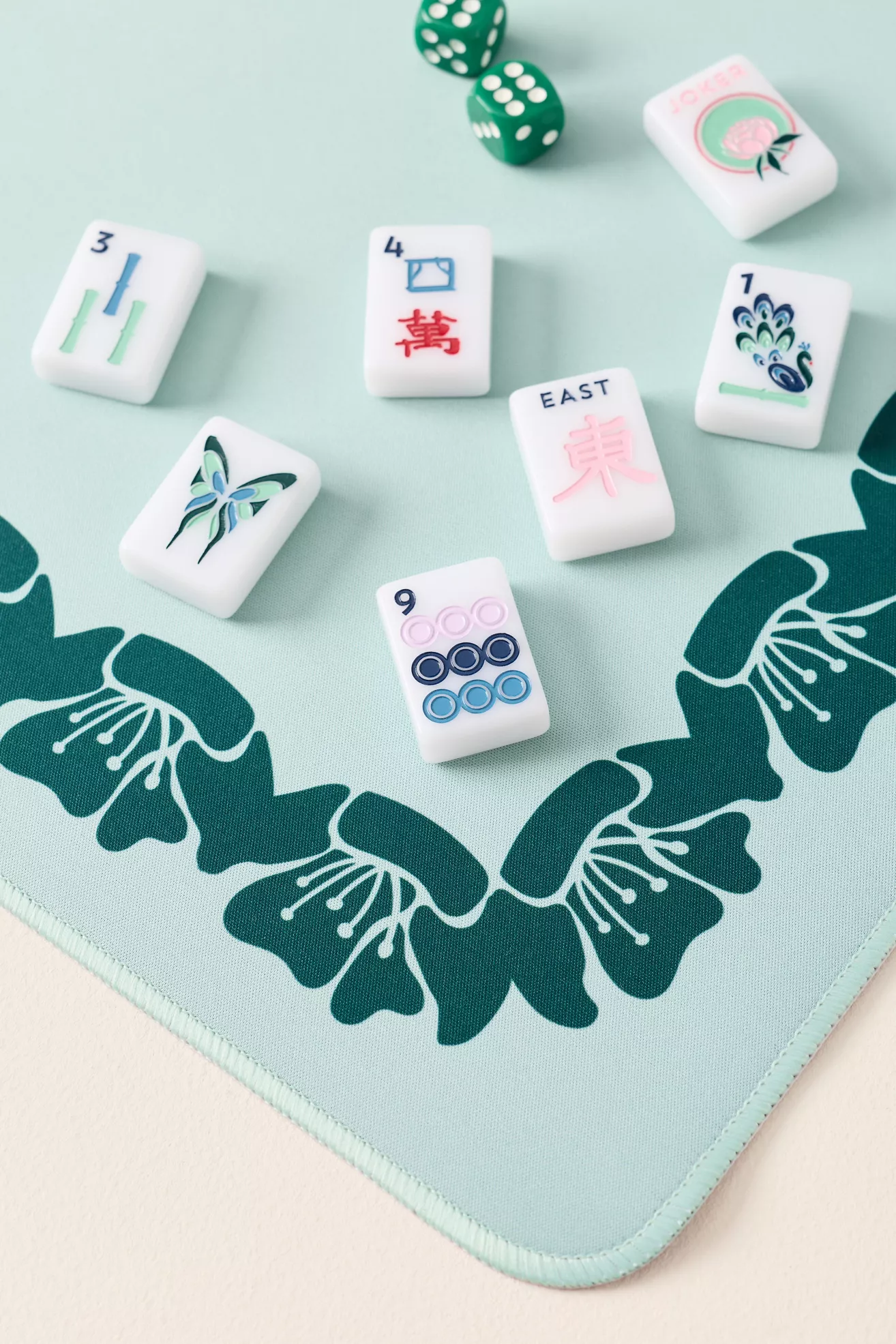 The Mahjong House Double-Sided Mahjong Mat - thumbnail 5