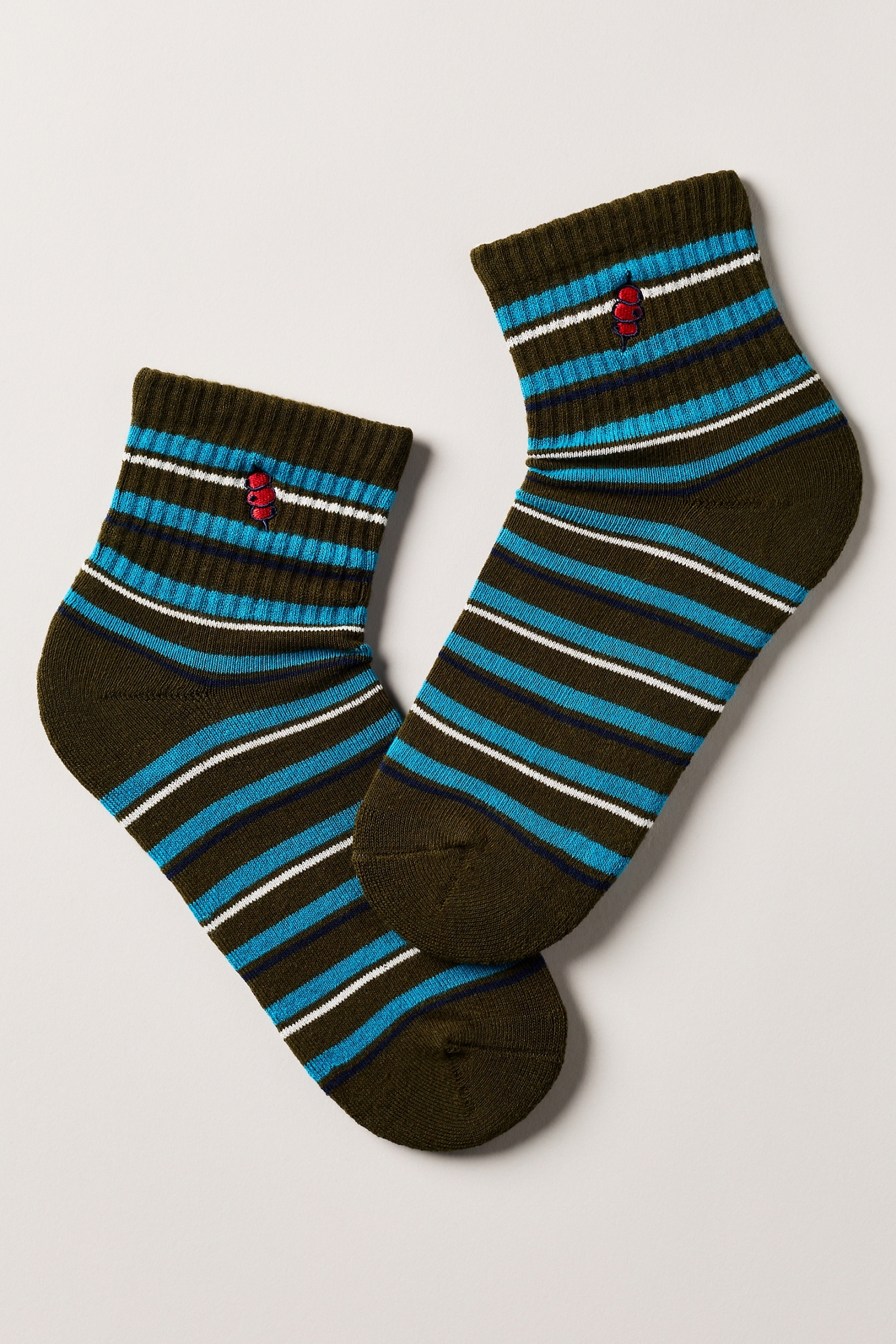 Icon Striped Ankle Socks