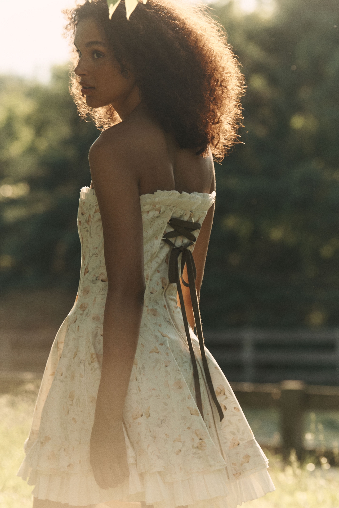 V. Chapman x Kristopher Brock Mallorca 100% Cotton Mini Dress
