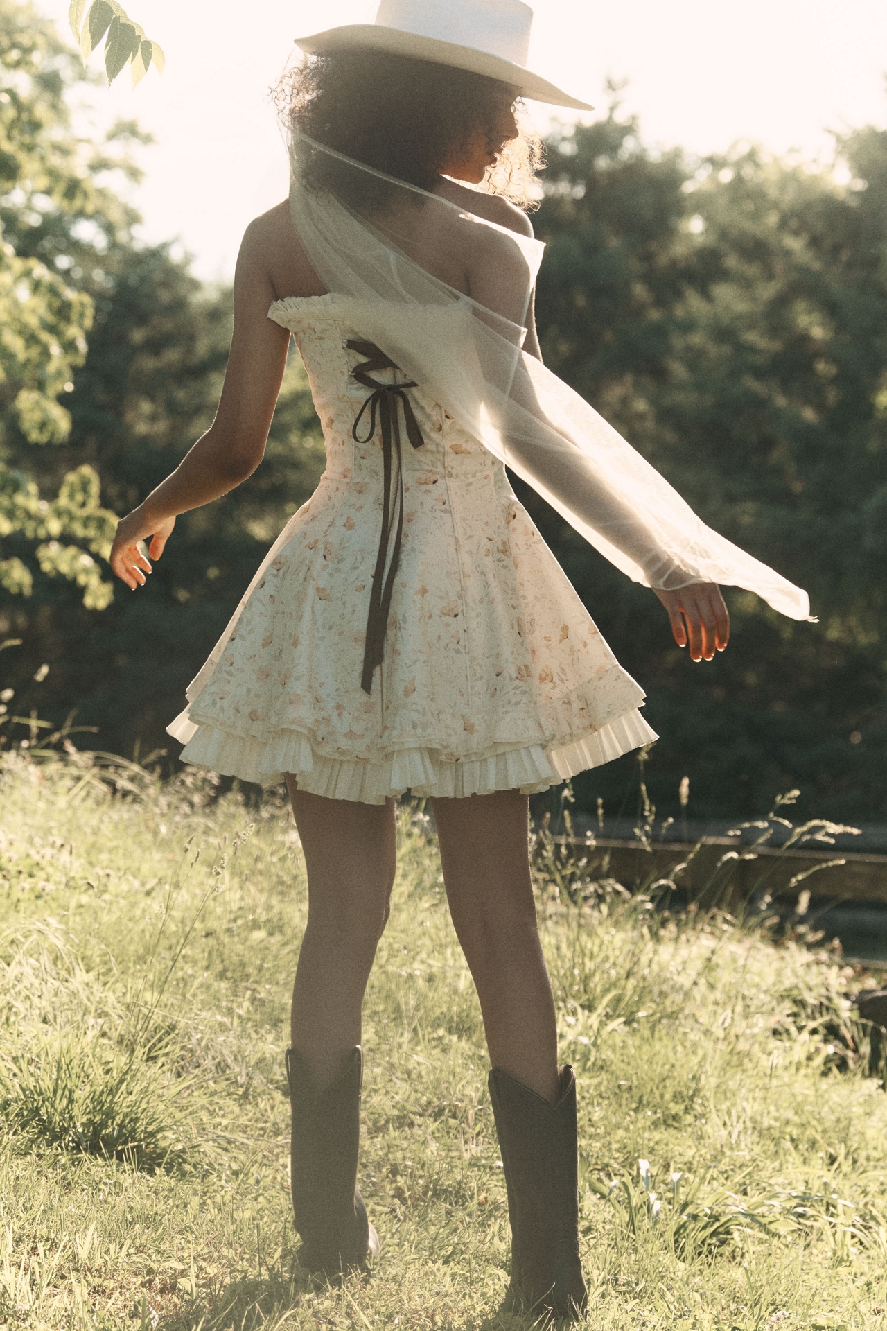 V. Chapman x Kristopher Brock Mallorca 100% Cotton Mini Dress