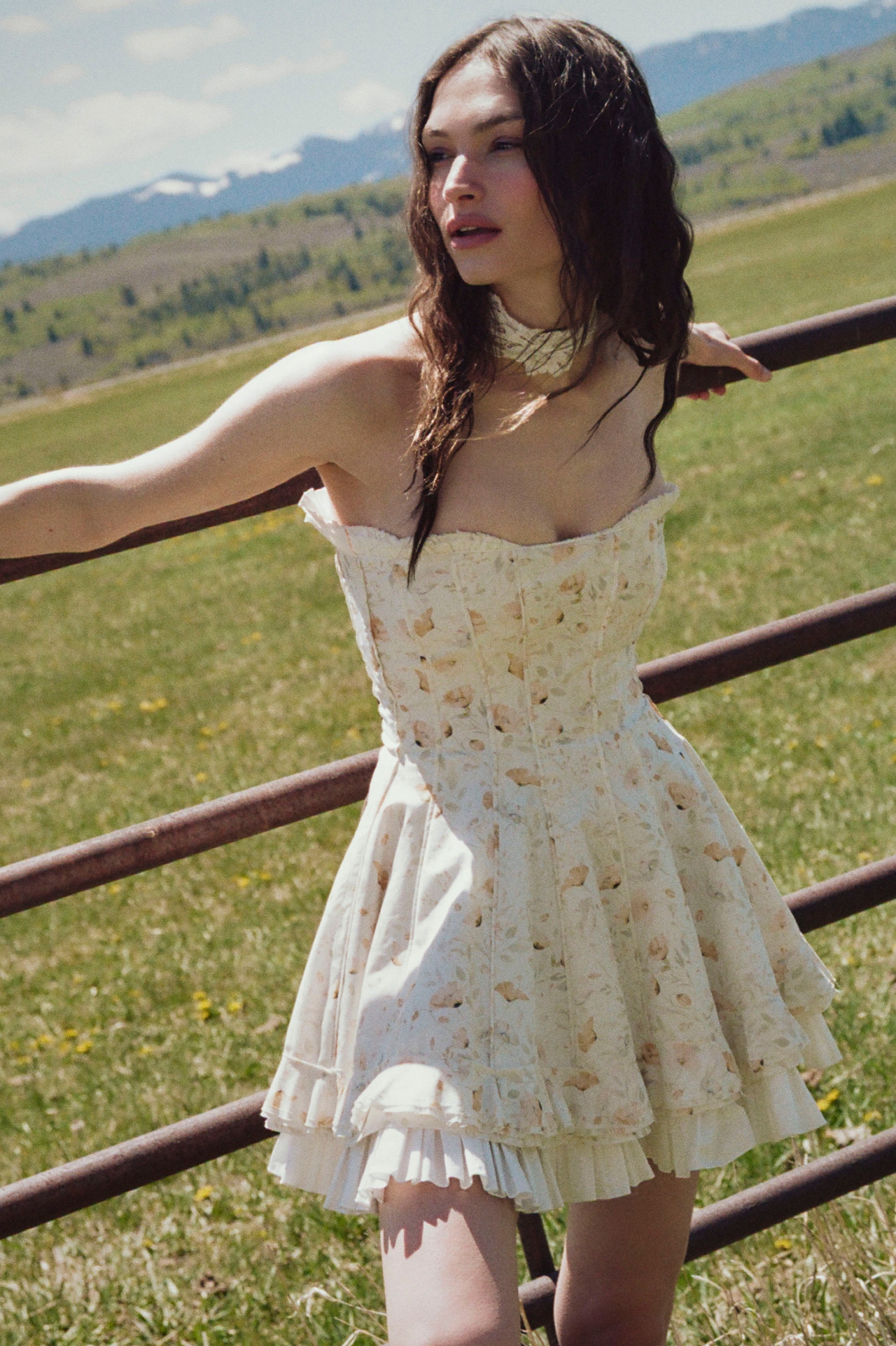 V. Chapman x Kristopher Brock Mallorca 100% Cotton Mini Dress