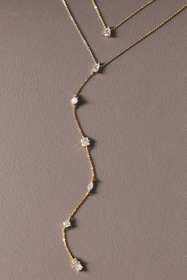 Set & Stones Layered Lariat Necklace #1