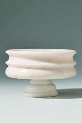 Alessia Marble Pedestal Vessel